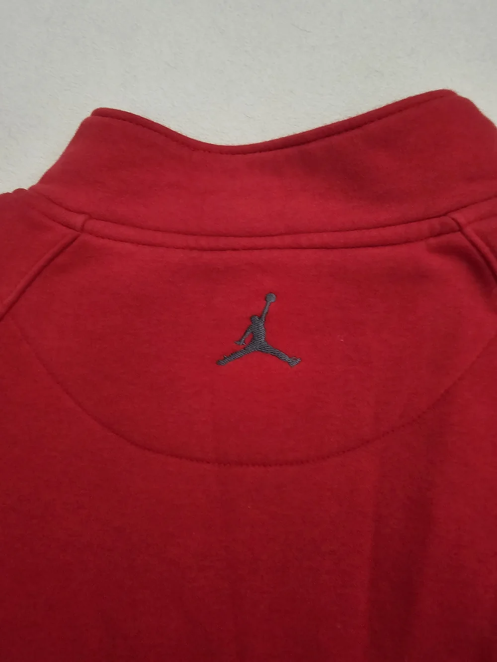 100% AUTHENTIC RARE Jordan Retro IV Fight Track Jacket Sweatshirt Red/Grey Sz2XL